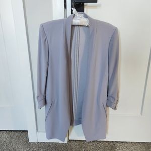 NWT Aritzia Power Blazer in Lilac Grey, Size 8